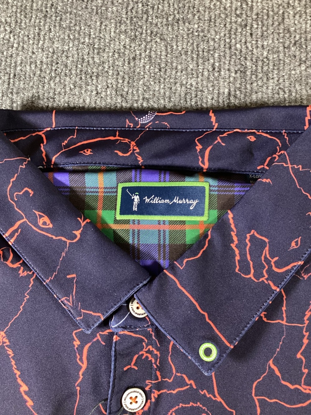 William Murray “Gopher All Over” golf polo men’s size XL NWT